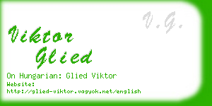 viktor glied business card